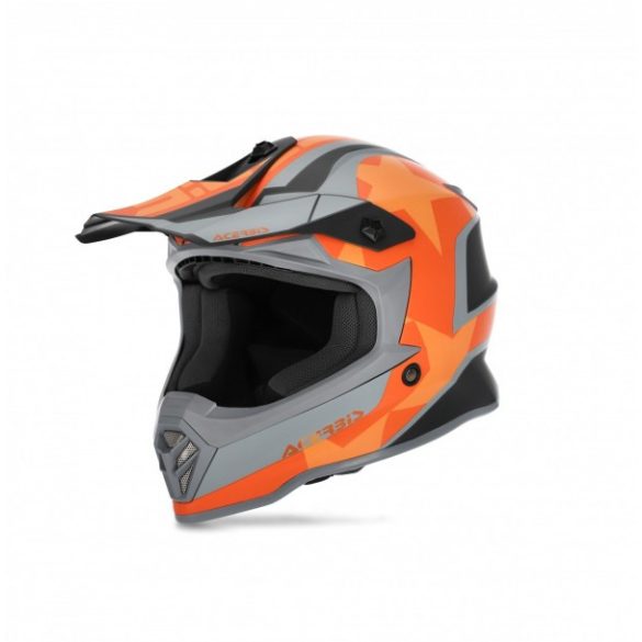 Acerbis Steel black-orange gyerek bukósisak