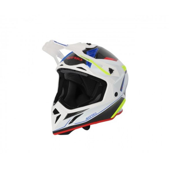 ACERBIS helmet STEEL CARBON BUKÓSISAK FEHÉR-FEKETE 