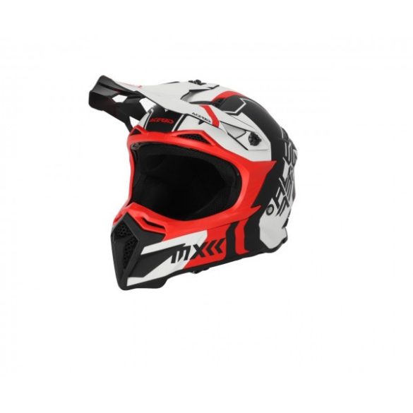  Acerbis Profile 5.0 black-red cross bukósisak 