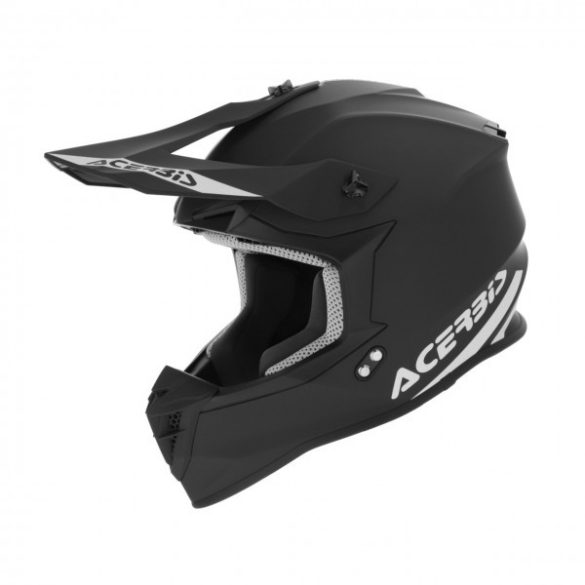 Acerbis Linear solid black bukósisak 