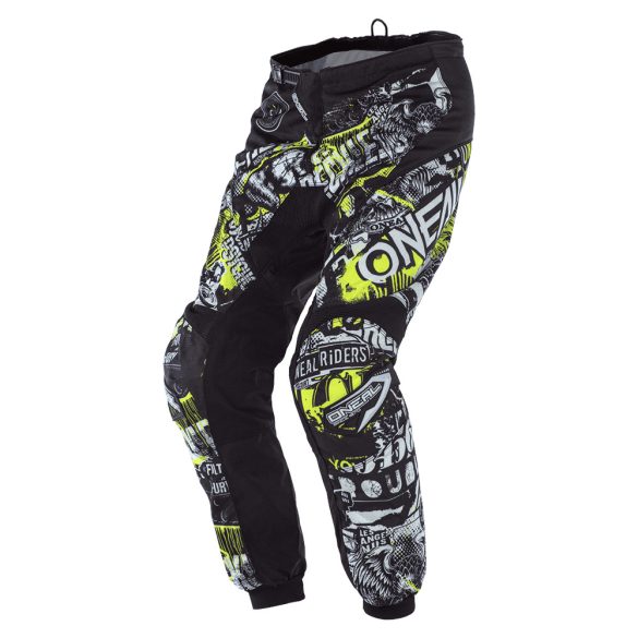 O'NEAL ELEMENT NADRÁG ATTACK BLACK/NEON YELLOW 