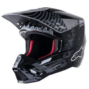 Alpinestars SM5  Solar Flare Blk/Grey  bukósisak, M