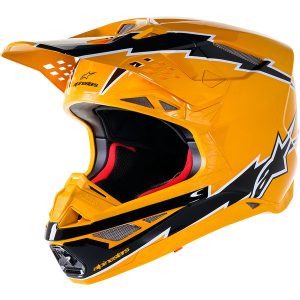 Alpinestars SM10 Ampress yellow carbon bukósisak