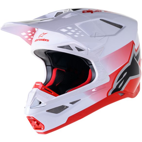 Alpinestars SM10 Unit red carbon bukósisak