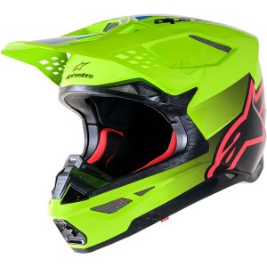 Alpinestars SM10 Unit yellow-black carbon bukósisak