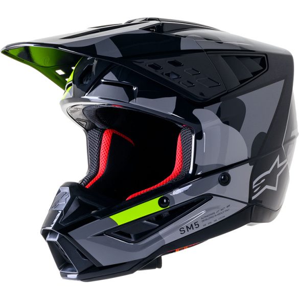 Alpinestars SM5 rover2 black-grey-fluo bukósisak