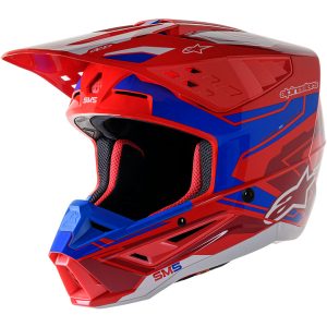 Alpinestars SM5 action blue-red bukósisak