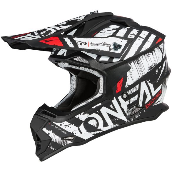 O'Neal 2SRS Helmet GLITCH black/white 