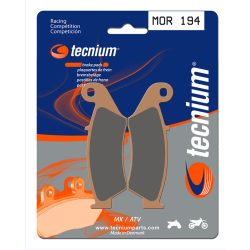 TECNIUM Racing MX/ATV Sintered Metal Brake pads - MOR194