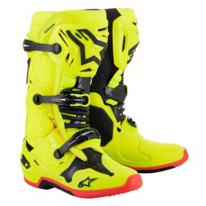 Alpinestars Tech 10 fluo yellow csizma