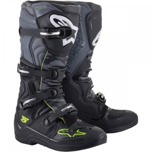 Alpinestars Tech5 Black/grey/yellow cross csizma