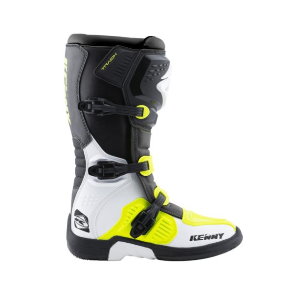 Kenny racing track white-fluo yellow csizma