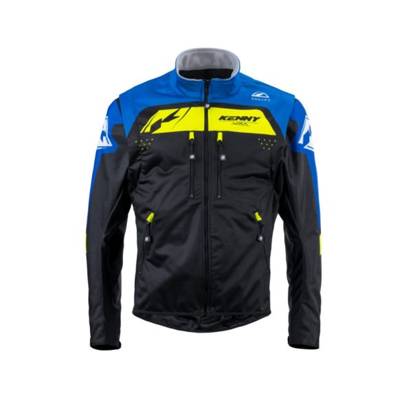 Kenny racing softshell enduro/adventure blue-yellow kabát