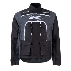 Kenny racing track enduro/adventure black kabát