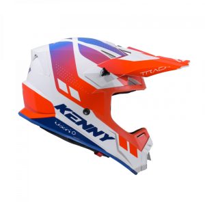 KENNY RACING TRACK GRAPHIC ZOOM  PATRIOT BUKÓSISAK FEHÉR-NARANCS