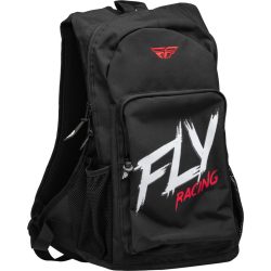   Fly racing jump hátizsák - (2 zipzáras zsebbel) fekete színben