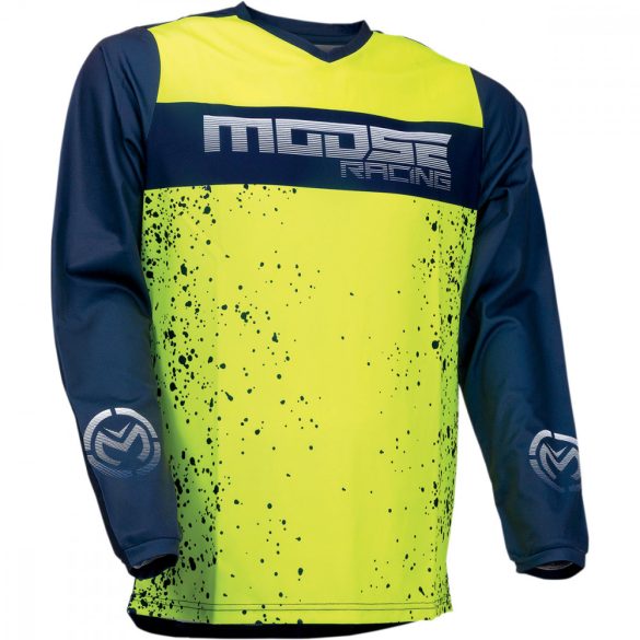 Moose Racing Qualifier crossmez, fluo sárga-sötétkék 2XL méret