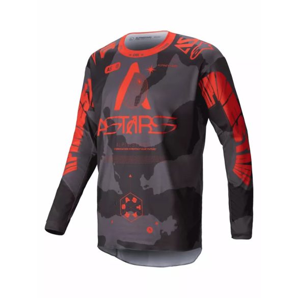 Alpinestars Racer hollow camo-red mez