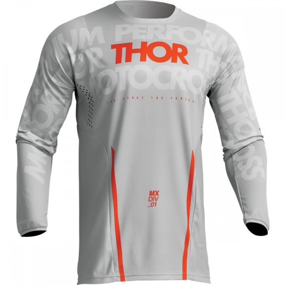 Thor Pulse Mono v.szürke-narancs crossmez xxxl méret