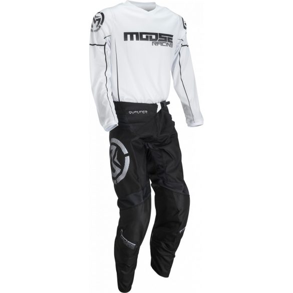 Moose Racing qualifier white-black ruhaszett