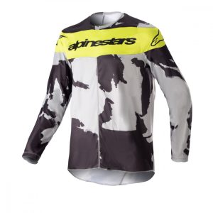 Alpinestars Racer Tactical gyerek mez, szürke-sárga 