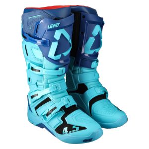 Leatt GPX 4.5. Flexlock offroad csizma, kék-babyblue