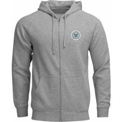 Thor Badge Zip-Up  pulóver szürke