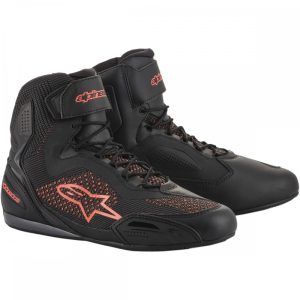 Alpinestars Faster-3 rideknit  motoros csizma fekete-piros