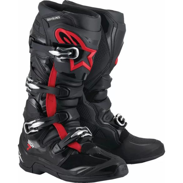 ALPINESTARS TECH7 CSIZMA BLACK-FLUO RED