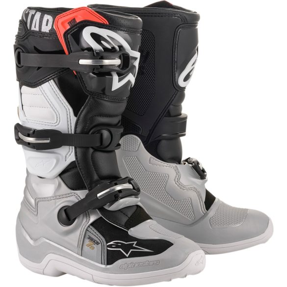 ALPINESTARS TECH7 GYEREK CSIZMA SZÜRKE-FEKETE 3/35.5