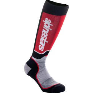 Alpinestars gyerek zokni  MX+ fekete-piros-szürke