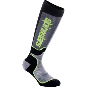 Alpinestars gyerek zokni  MX+ fekete-szürke-sárga