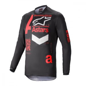 ALPINESTARS FLUID CHASER BLACK-RED MEZ M MÉRET