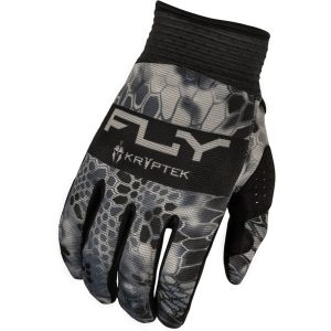 Fly Racing kinetic kryptek black cross kesztyű