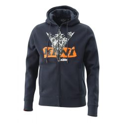 KTM Kini Punk blue kapucnis pulóver, M méret