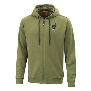 KTM MX zip pulóver, hoodie, zöld, S