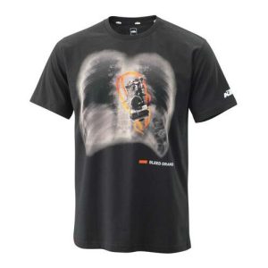 KTM Orange Fluid tee black póló - M méretben