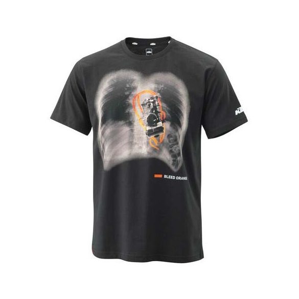 KTM Orange Fluid tee black póló - M méretben