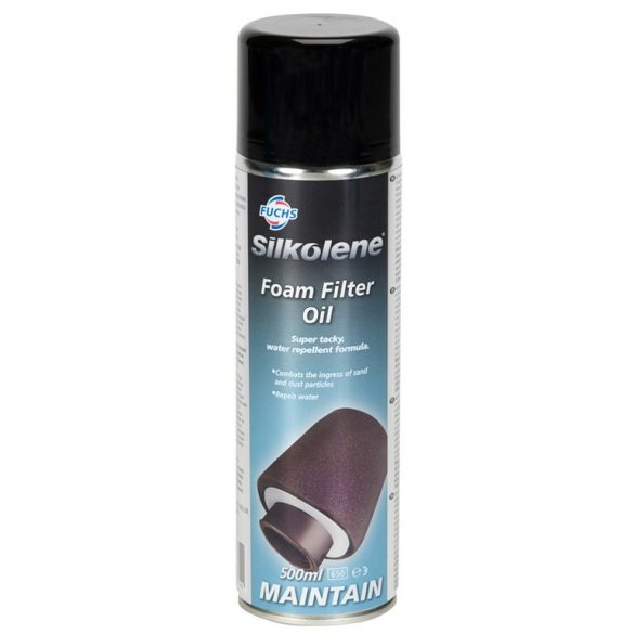 SILKOLENE FOAM FILTER OIL légszűrő olaj spray , 500ml