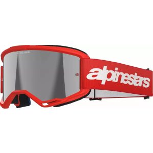 Alpinestars Vision3 wordmark piros szemüveg tükrös lencsével