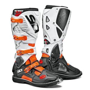 Sidi Crossfire3 black-white-orange csizma