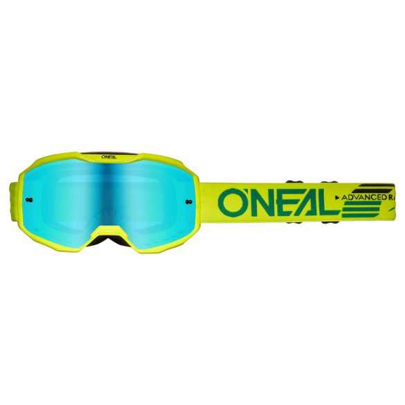 O'NEAL B-10 SOLID SZEMÜVEG NEON YELLOW - BLUE MIRROR