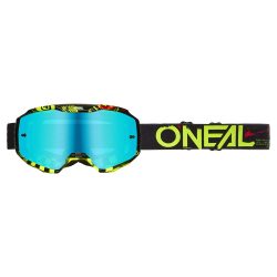 O'NEAL B-10 SOLID SZEMÜVEG NEON YELLOW - BLUE MIRROR