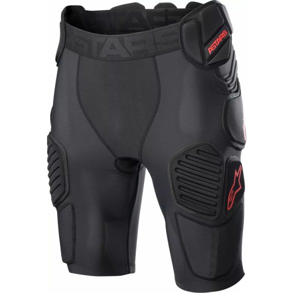 ALPINESTARS BIONIC PRO PROTEKTOROS SHORT FEKETE-PIROS