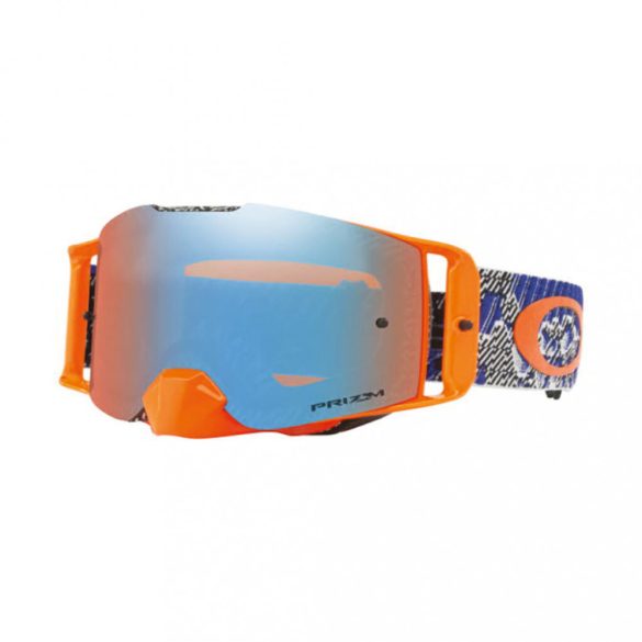 Oakley FRONT LINE DAZZLE DYNO Orange-Blue szemüveg,  Sapphire Iridium tükrös lencsével