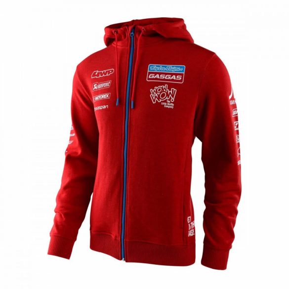 TLD Gas Gas Team zip hoodie, piros