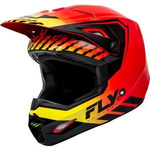 Fly Racing Kinetic menace red-black bukósisak 2XL méretben