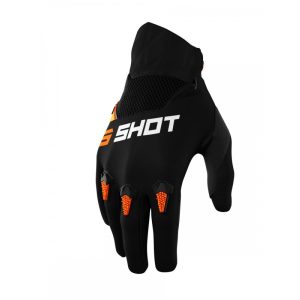 Shot Racing  2022 Moto Devo kesztyű, fekete-narancs, 2XL