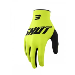 Shot Racing  2022 Devo Raw Burst kesztyű, neonsárga, XL