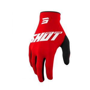 Shot Racing  2022 Devo Raw Burst kesztyű, piros, XL